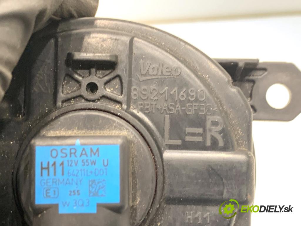 PEUGEOT 308 II liftback 2020 96 kW 1.2 THP 130 1199 hmlové svetlo, hmlovka levý přední část 9687410080