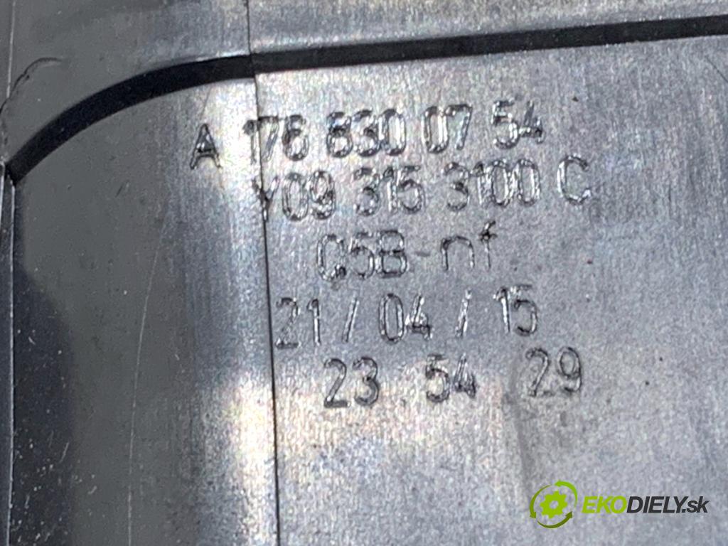 MERCEDES-BENZ W176 liftback 2015 90 kW A 180 (176.042) 1595 mří topení přední část A1768300754