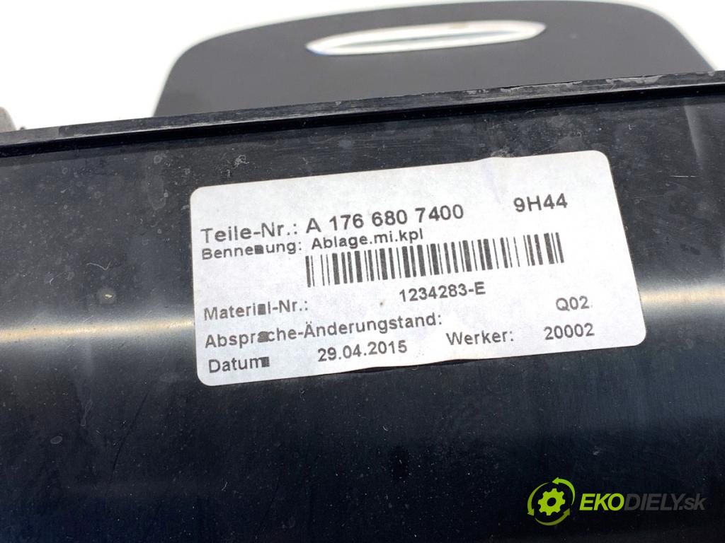 MERCEDES-BENZ W176 liftback 2015 90 kW A 180 (176.042) 1595 Priehradka, kastlík TUNEL: A1766807400