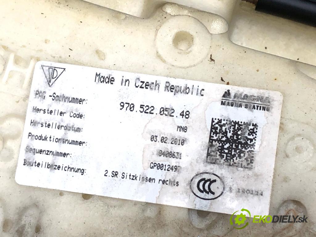 PORSCHE PANAMERA liftback 2010 294 kW 4.8 4S 4806 sedadla sedačky sedadlo boční