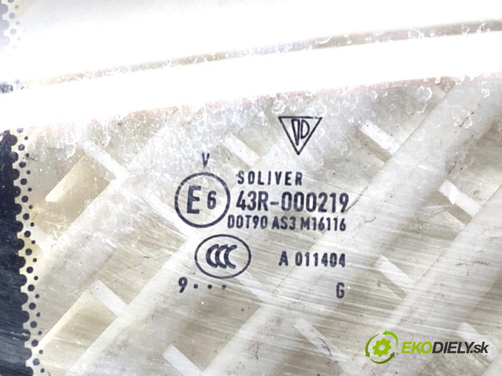 PORSCHE PANAMERA liftback 2010 294 kW 4.8 4S 4806 Okno pravy zad DVOJNÁSOBNÝ: 97054451205