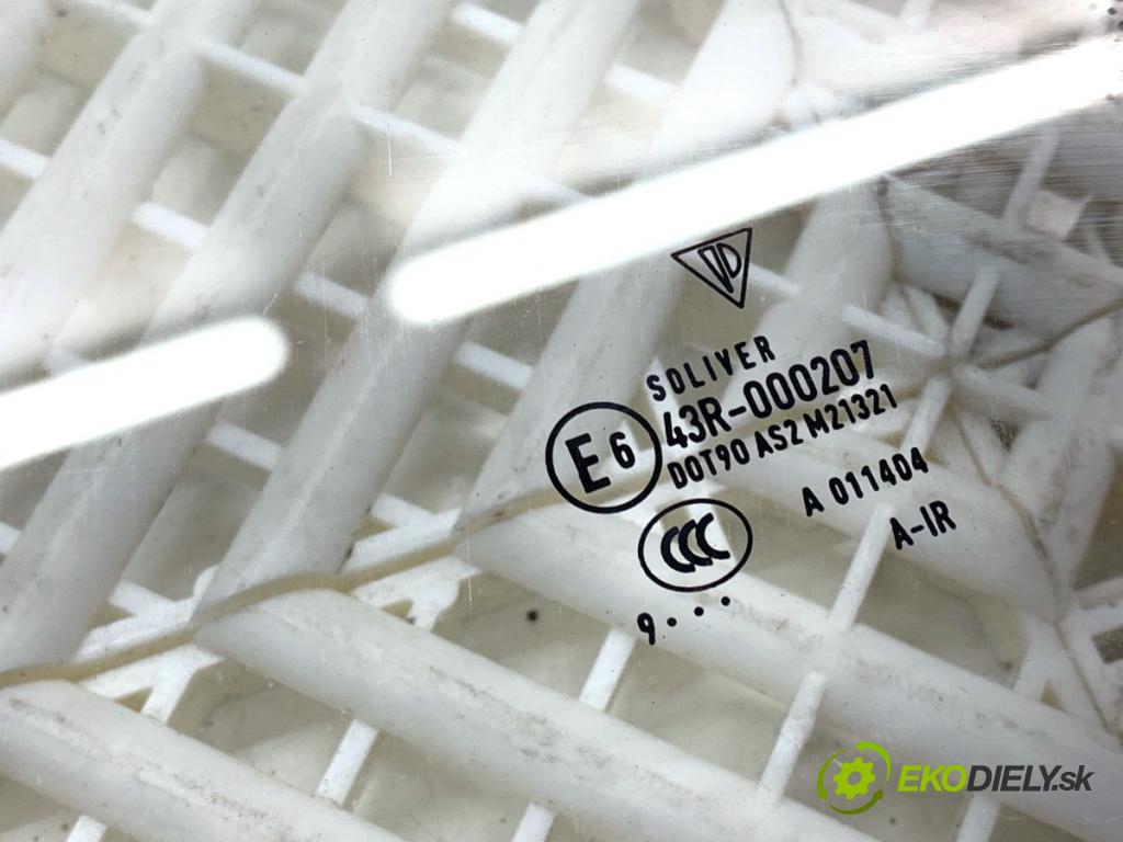 PORSCHE PANAMERA liftback 2010 294 kW 4.8 4S 4806 okno levý přední část DVOJNÁSOBEK 97054251102