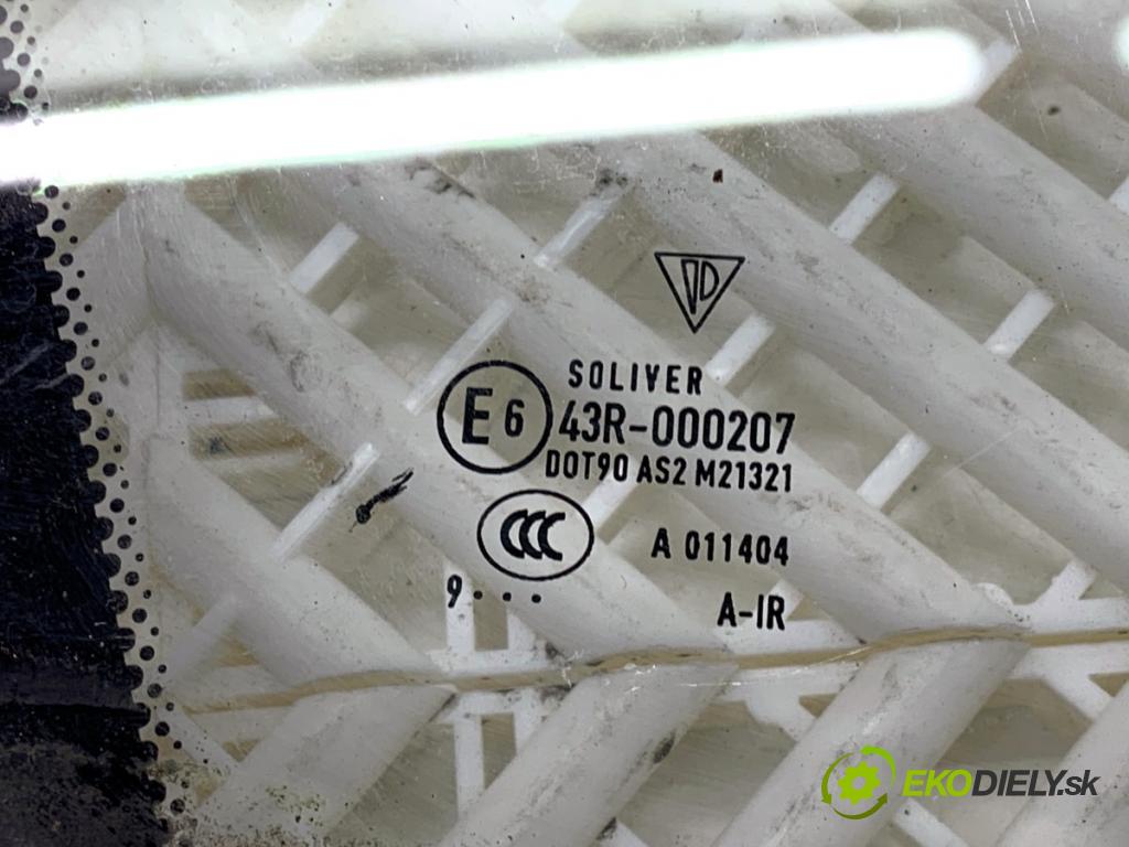 PORSCHE PANAMERA liftback 2010 294 kW 4.8 4S 4806 okno pravý přední část DVOJNÁSOBEK 97054251202