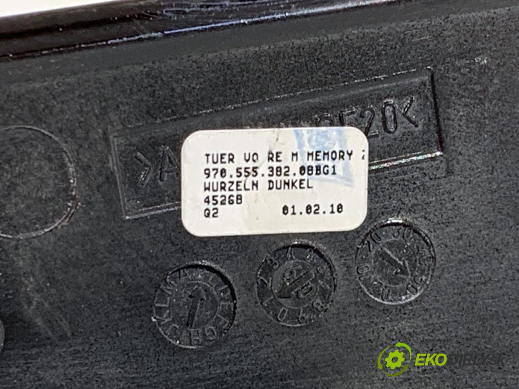 PORSCHE PANAMERA liftback 2010 294 kW 4.8 4S 4806 lišty kryt dveře 970555382 970555381