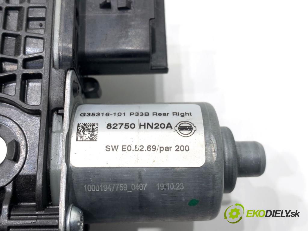NISSAN QASHQAI J12 SUV 2024 103 kW 1.3 DIG-T 1332 Mechanizmus okna pravy zad 82700HN20A