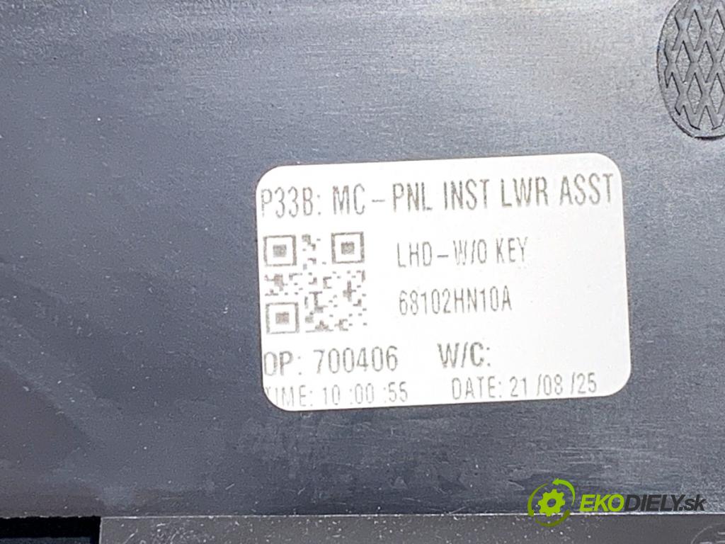 NISSAN QASHQAI J12 SUV 2024 103 kW 1.3 DIG-T 1332 Priehradka, kastlík spolujazdca  (Priehradka (kastlík))