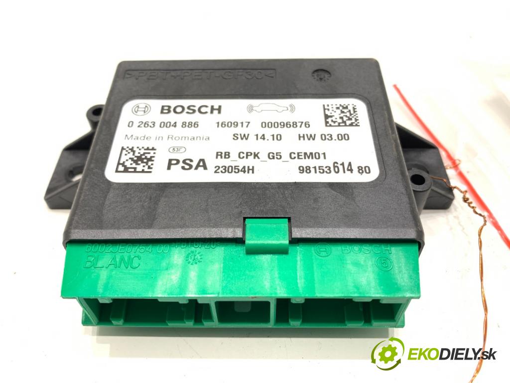 PEUGEOT 508 SW I Kombi 2017 133 kW 2.0 HDi 180 RXH 1997 Modul PDC 9815361480 0263004886 (Riadiaca jednotka ostatné)