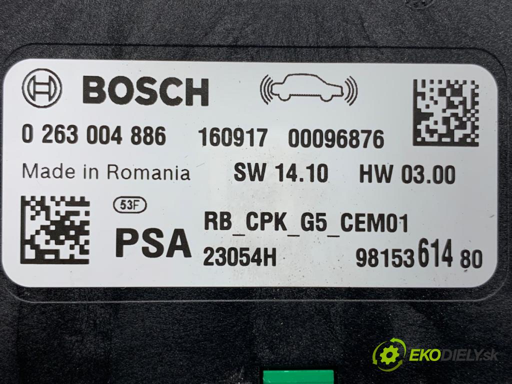 PEUGEOT 508 SW I Kombi 2017 133 kW 2.0 HDi 180 RXH 1997 Modul PDC 9815361480 0263004886 (Riadiaca jednotka ostatné)