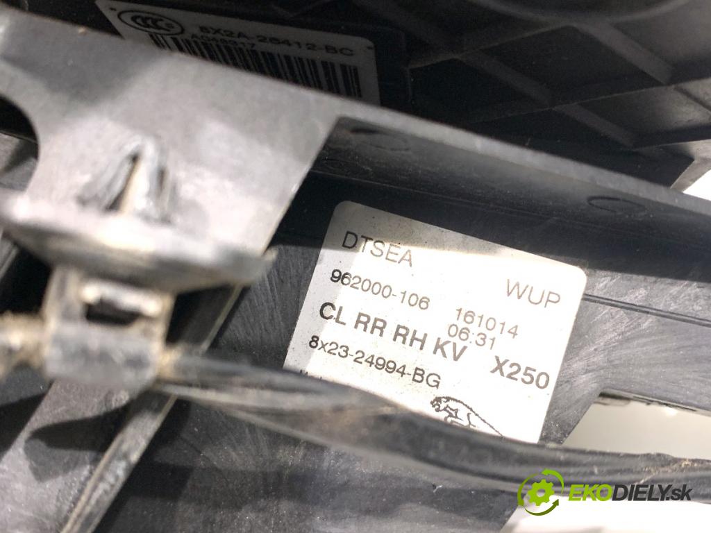 JAGUAR XF I sedan 2014 177 kW 2.0 1999 zámok dveře pravý zadní část 8X2A-26412-BC