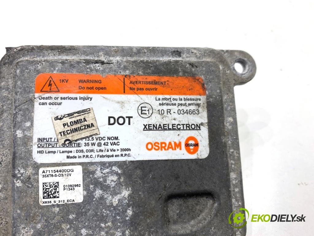 JAGUAR XF I sedan 2014 177 kW 2.0 1999 Menič XENON A71154400DG (Riadiaca jednotka xenónu)