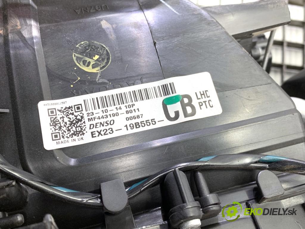 JAGUAR XF I sedan 2014 177 kW 2.0 1999 topné těleso radiátor topení komplet KOMBAJN EX23-19B555-CB (Radiátor topení)