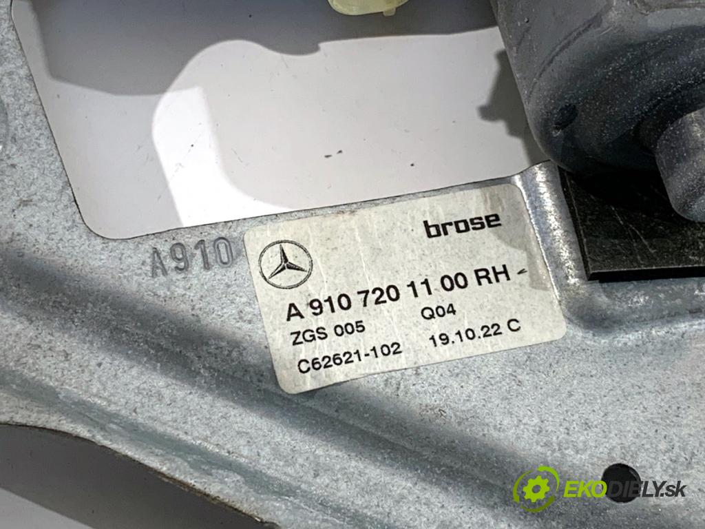 MERCEDES-BENZ SPRINTER 3,5-t Tourer Bus Autobus 2022 125 kW 317 CDI (907.731, 907.733, 907.735) 1950 mechanismus okna pravý přední část A9107201100