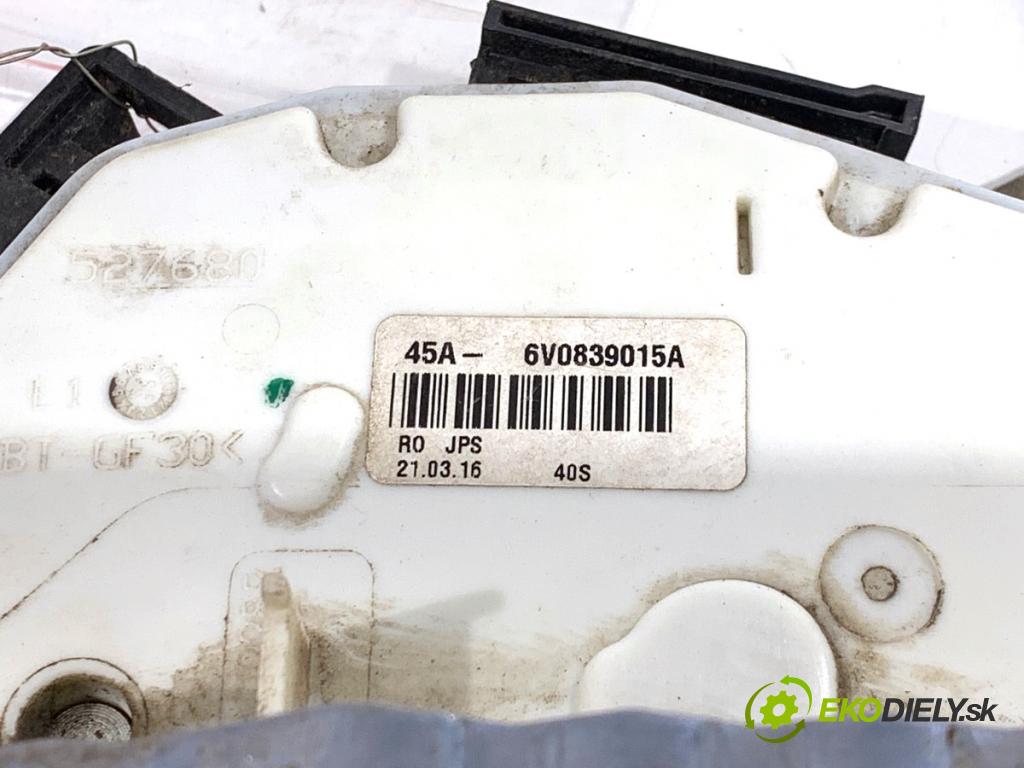 SKODA FABIA III Kombi 2016 55 kW 1.0 999 zámok dveře levý zadní část 6V0839015A