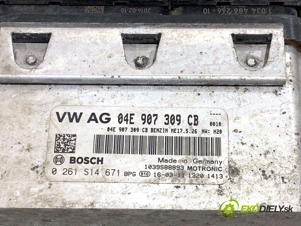 SKODA FABIA III Kombi 2016 55 kW 1.0 999 řídící jednotka motora 04E907309CB (Řídicí jednotka)