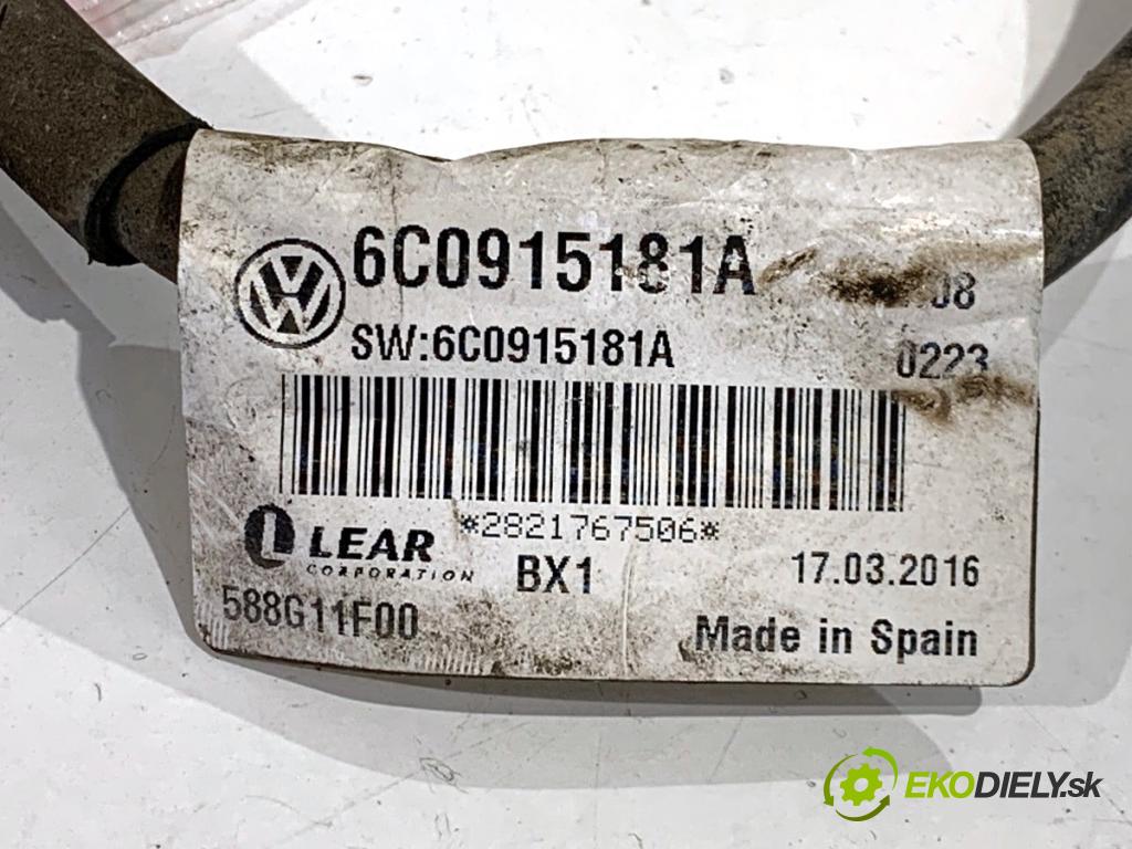SKODA FABIA III Kombi 2016 55 kW 1.0 999 svorka MINUS: 6C0915181A