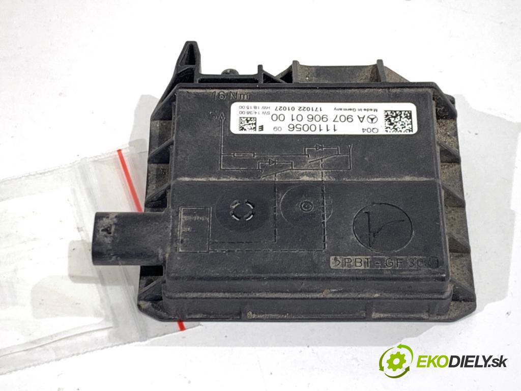 MERCEDES-BENZ SPRINTER 3,5-t Tourer Bus Autobus 2022 125 kW 317 CDI (907.731, 907.733, 907.735) 1950 Odpor, rezistor Doraz PRĄDU A9079060100