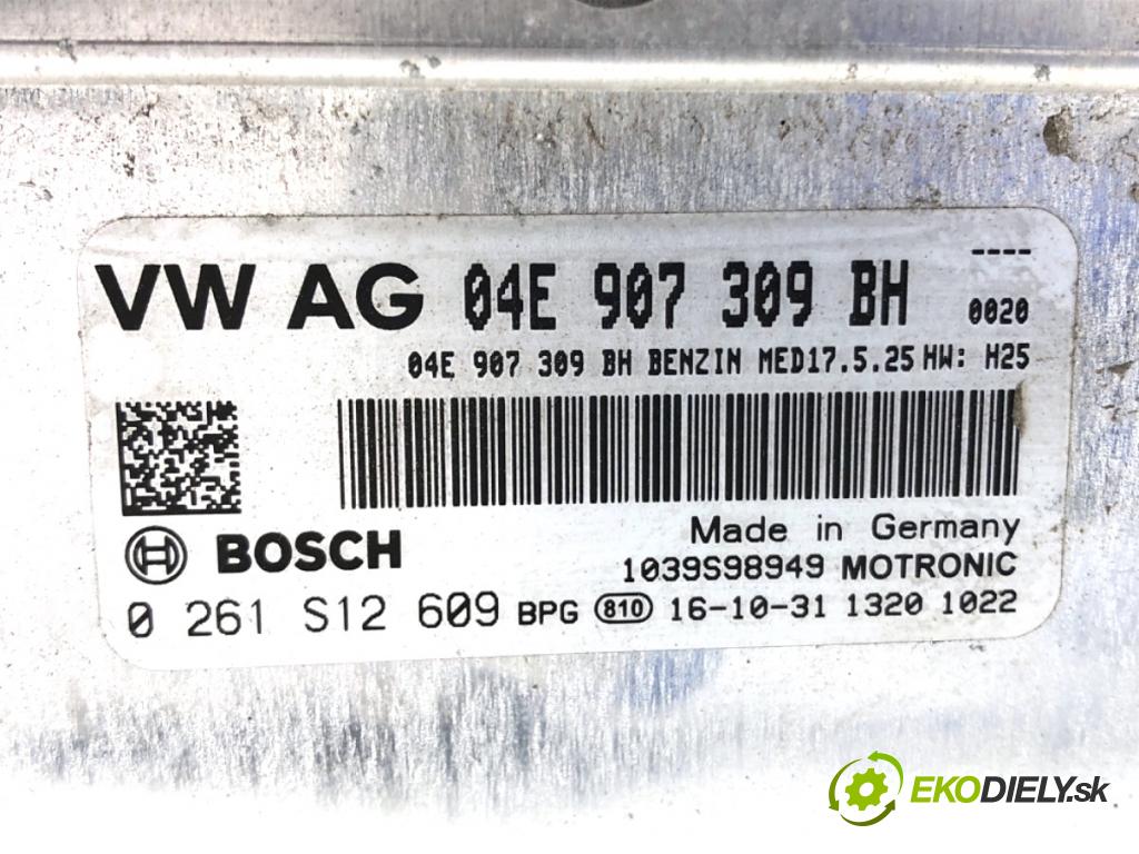 VW GOLF VII liftback 2016 92 kW 1.4 TSI 1395 riadiaca jednotka Motor 04E907309BH (Riadiaca jednotka)