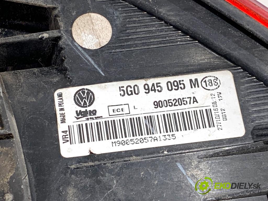VW GOLF VII liftback 2016 92 kW 1.4 TSI 1395 světlo levý zadní část 5G0945095M