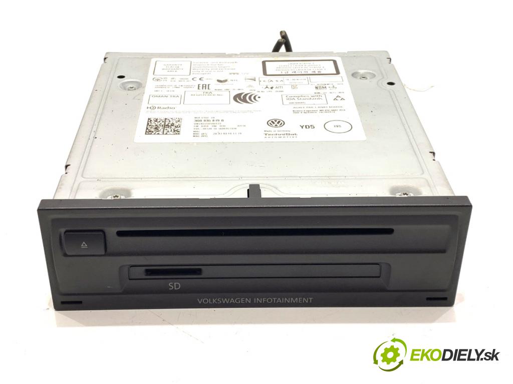 VW GOLF VII liftback 2016 92 kW 1.4 TSI 1395 čítač navigácie 3Q0035819B (Elektrosúčasti ostatné)