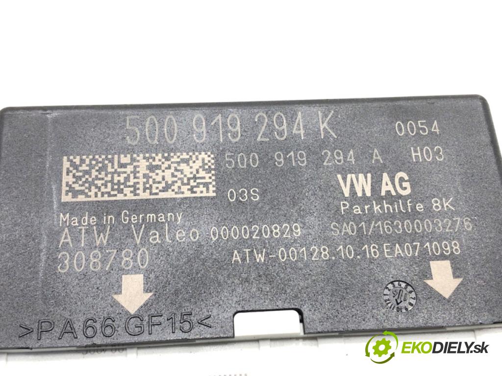 VW GOLF VII liftback 2016 92 kW 1.4 TSI 1395 Modul PDC 5Q0919294K (Riadiaca jednotka ostatné)