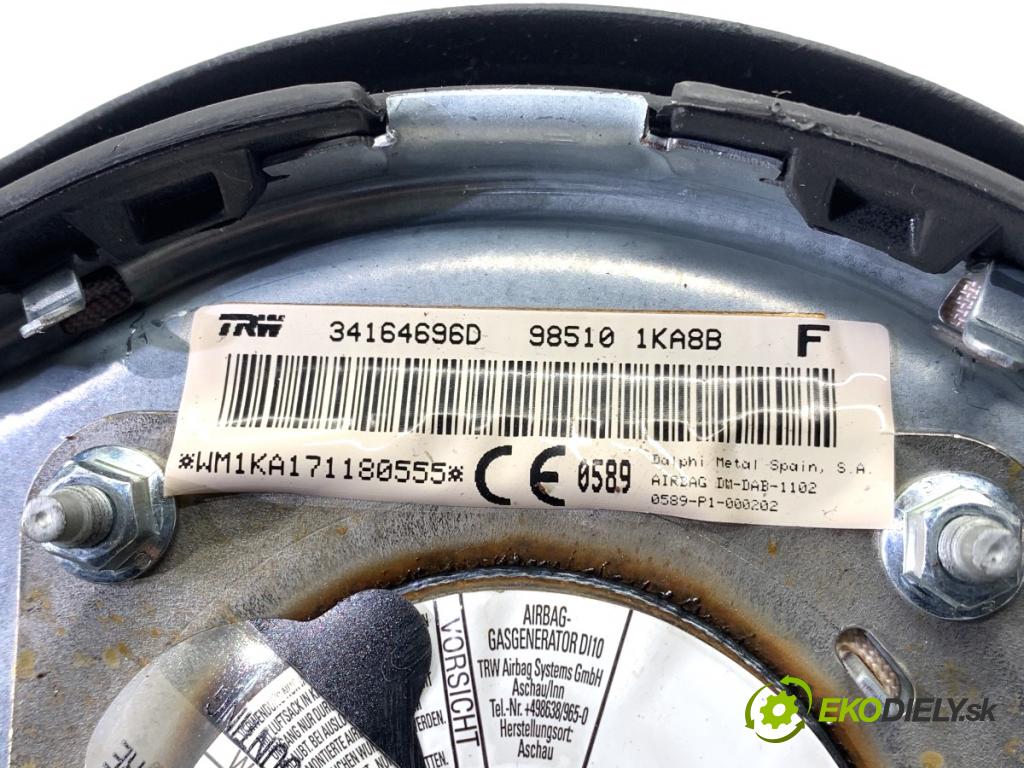 NISSAN JUKE F15 SUV 2017 86 kW 1.6 1598 AirBag volantu 98510-1KA8B (Airbag)