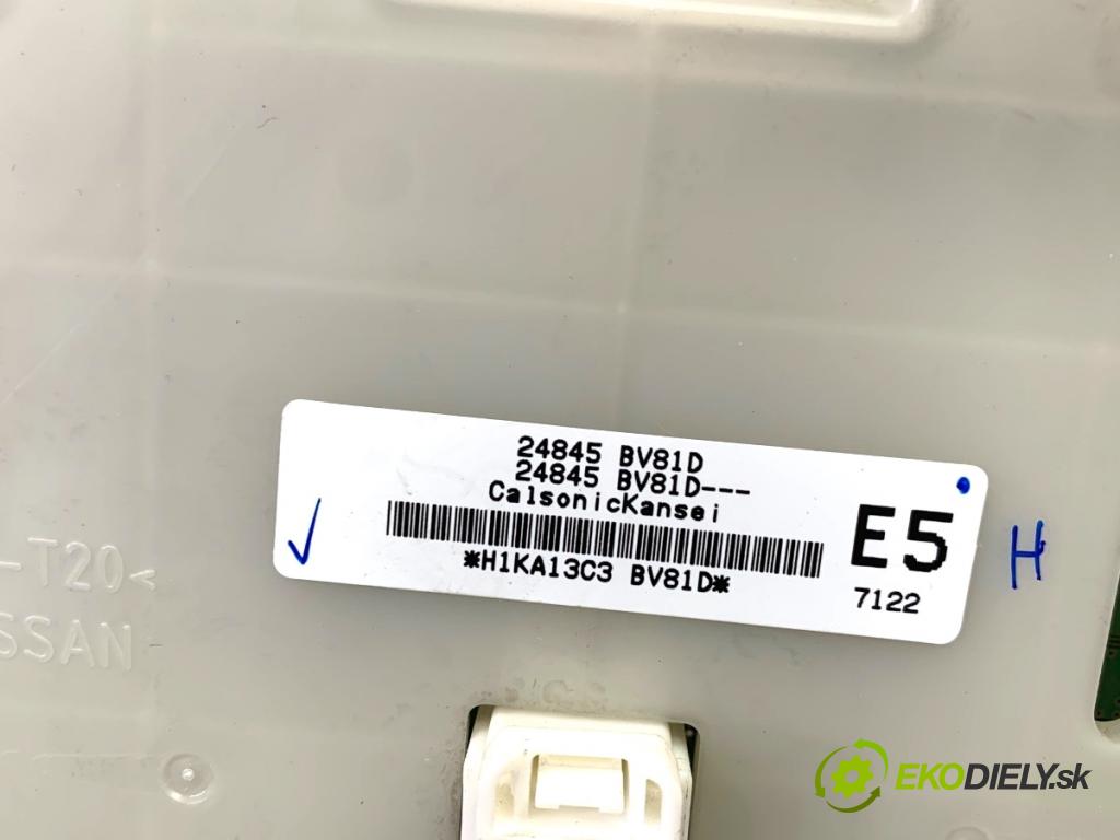 NISSAN JUKE F15 SUV 2017 86 kW 1.6 1598 Panel ovládania kúrenia 24845BV81D (Prepínacie páčky pod volantom)