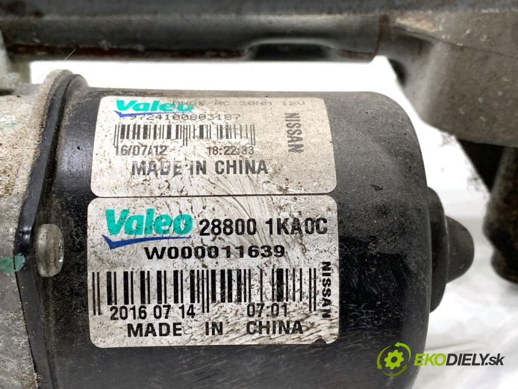 NISSAN JUKE F15 SUV 2017 86 kW 1.6 1598 Mechanizmus stieračov predný 288001KA0C (Motorček stieračov predný)