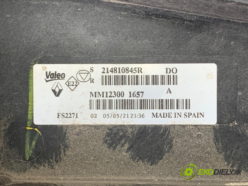 RENAULT ARKANA I SUV 2021 69 kW 1.5 E-TECH 145 1598 ventilátor chladiče 214810845R (Ventilátor)
