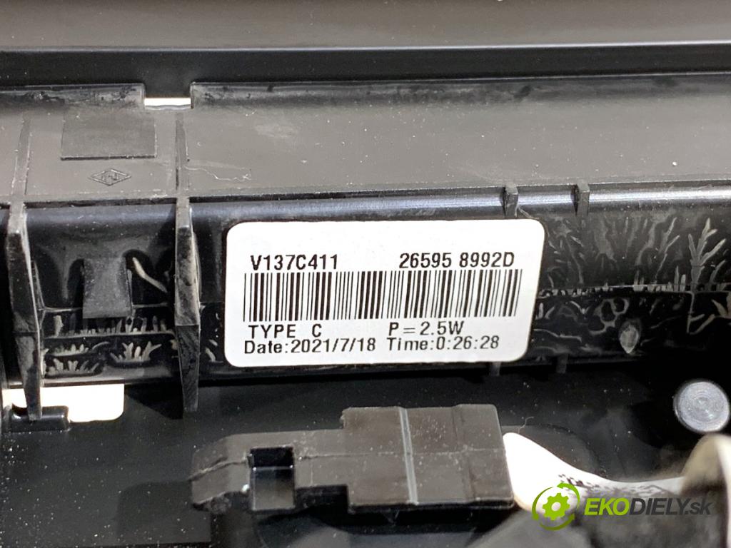 RENAULT ARKANA I SUV 2021 69 kW 1.5 E-TECH 145 1598 světlo brzdových světel 26595-8992D