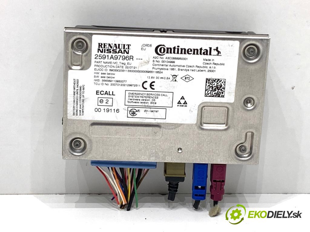 RENAULT ARKANA I SUV 2021 69 kW 1.5 E-TECH 145 1598 Modul antény radia 2591A9796R