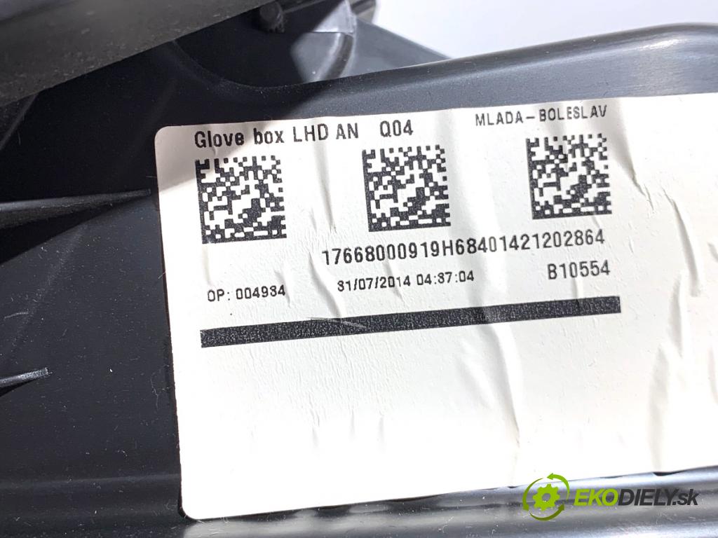 MERCEDES-BENZ CLA coupe coupe 2014 155 kW CLA 250 4-matic (117.346) 1991 přihrádka kastlík spolujezdce 1766800091 (Přihrádka (kastlík))