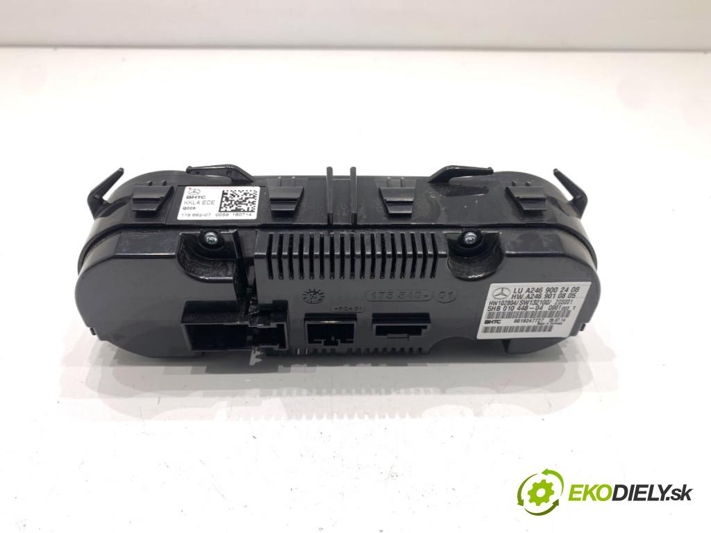 MERCEDES-BENZ CLA coupe coupe 2014 155 kW CLA 250 4-matic (117.346) 1991 Panel ovládania kúrenia A2469002408 (Prepínacie páčky pod volantom)