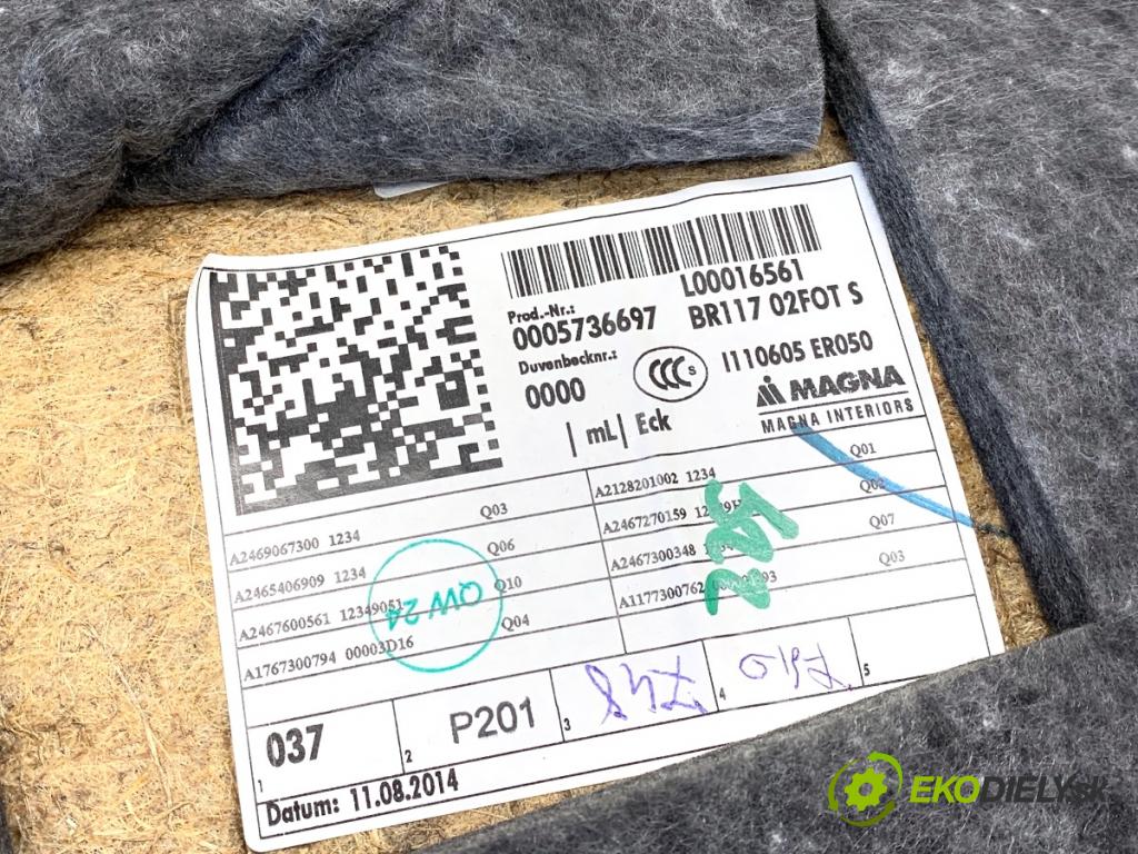 MERCEDES-BENZ CLA coupe coupe 2014 155 kW CLA 250 4-matic (117.346) 1991 ča dveře levý zadní část