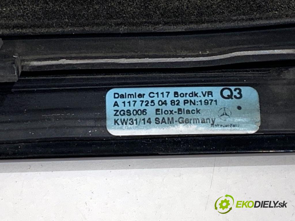 MERCEDES-BENZ CLA coupe coupe 2014 155 kW CLA 250 4-matic (117.346) 1991 lišta Sbírání: přední část pravý A1177250482