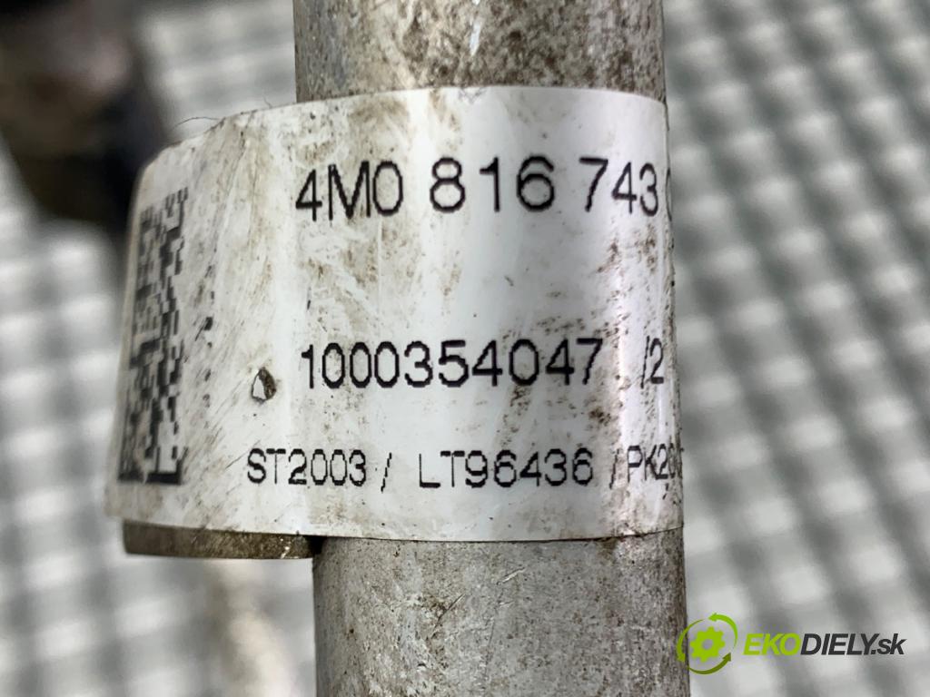 AUDI Q8 SUV 2018 210 kW 50 TDI Mild Hybrid quattro 2967 rúrka klimatizace 4M0816743CH (Trubka klimatizace)