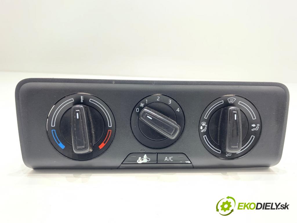 SKODA FABIA III liftback 2019 55 kW 1.0 999 Panel ovládania kúrenia 6V0819075 (Prepínacie páčky pod volantom)