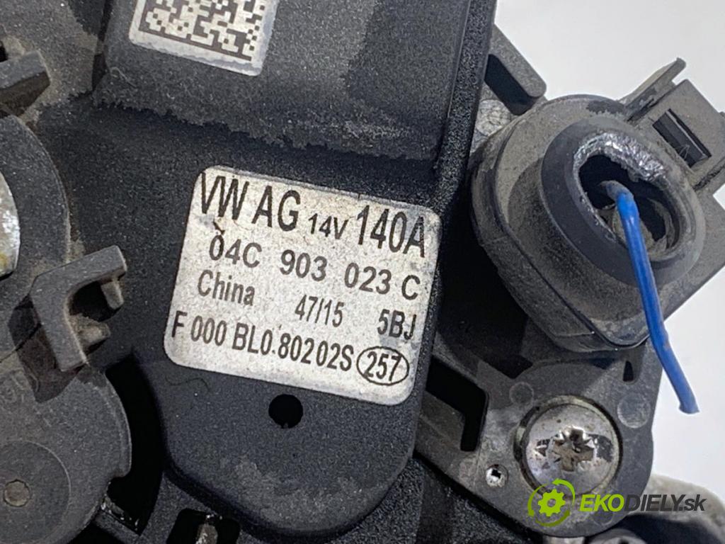 SKODA FABIA III liftback 2019 55 kW 1.0 999 Alternátor 04C903023C (Alternátor)