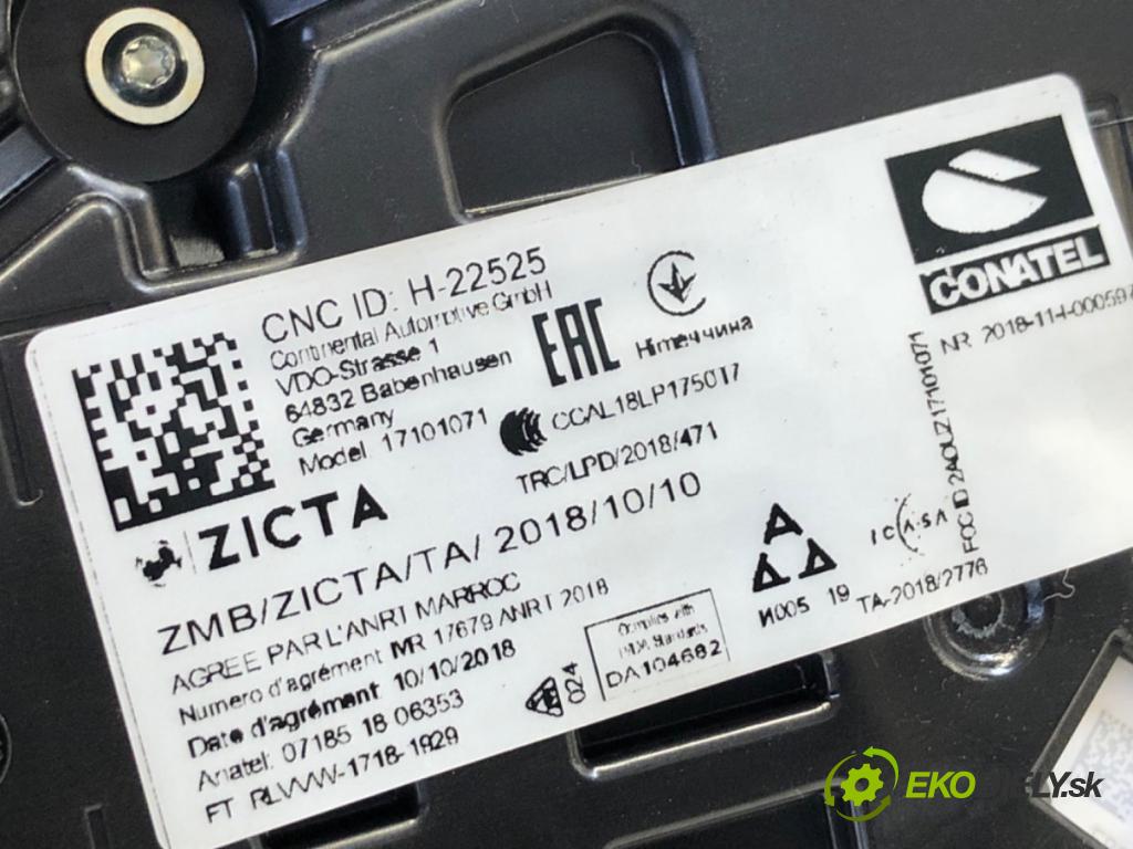 SKODA FABIA III liftback 2019 55 kW 1.0 999 Prístrojovka 6V0920730D (Prístrojová doska)