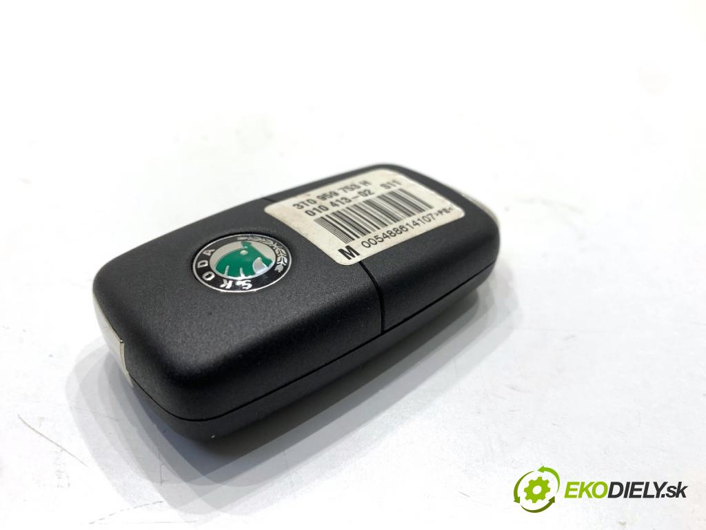 SKODA YETI SUV 2013 90 kW 1.4 TSI 1390 klíč DÁLKOVÝ: