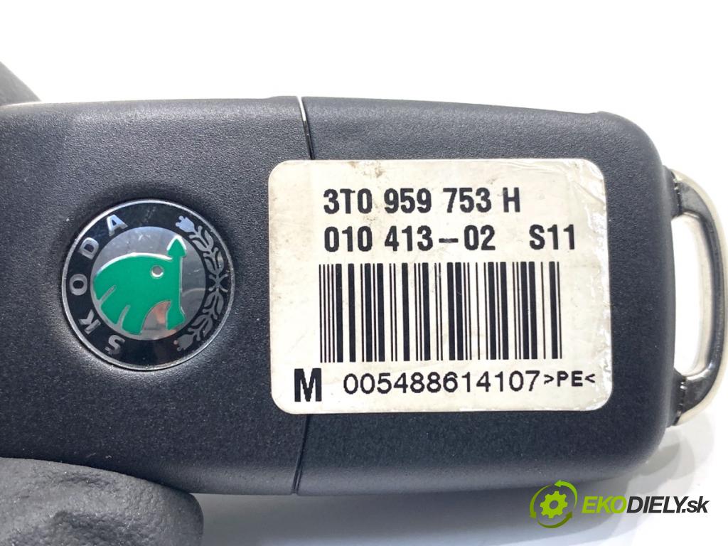 SKODA YETI SUV 2013 90 kW 1.4 TSI 1390 klíč DÁLKOVÝ: