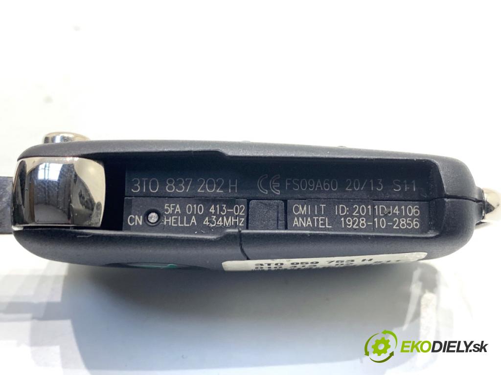 SKODA YETI SUV 2013 90 kW 1.4 TSI 1390 klíč DÁLKOVÝ: