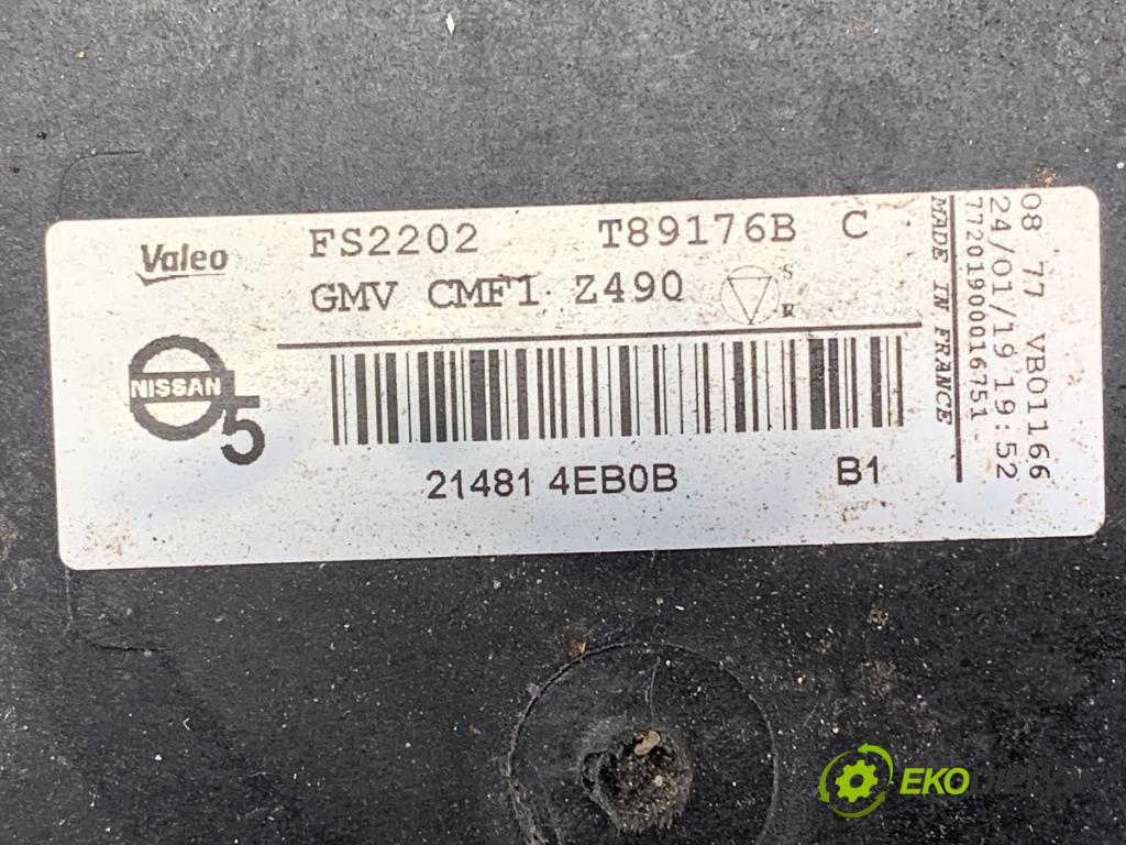 NISSAN QASHQAI J11 SUV 2019 103 kW 1.3 DIG-T 1332 ventilátor chladiče  (Ventilátor)