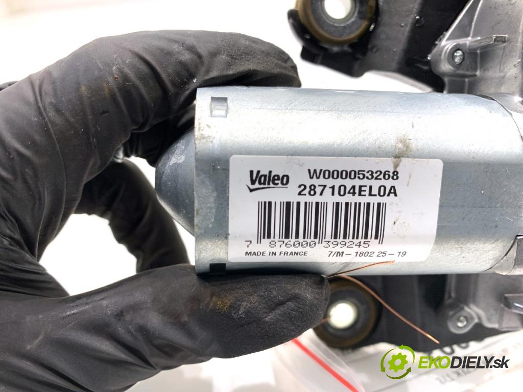 NISSAN QASHQAI J11 SUV 2019 103 kW 1.3 DIG-T 1332 motor stěračů zadní část 287104EL0A