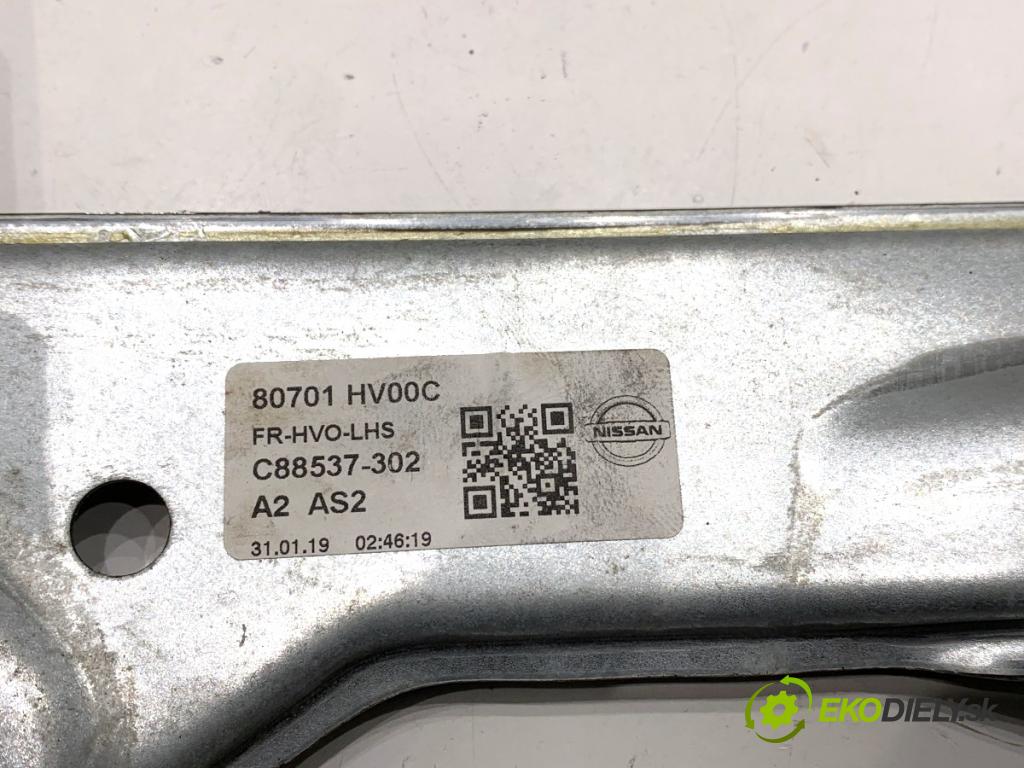 NISSAN QASHQAI J11 SUV 2019 103 kW 1.3 DIG-T 1332 mechanismus okna levý přední část 80701HV00C