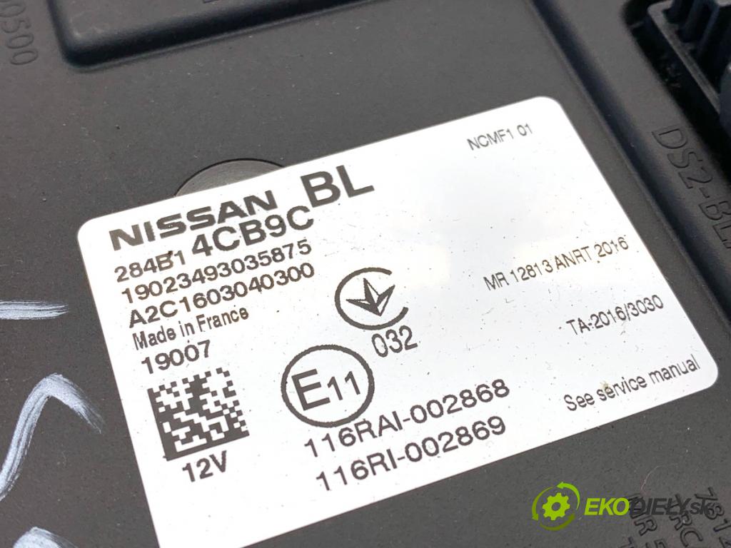 NISSAN QASHQAI J11 SUV 2019 103 kW 1.3 DIG-T 1332 Modul BSI 284B14CB9C (Poistková skrinka)