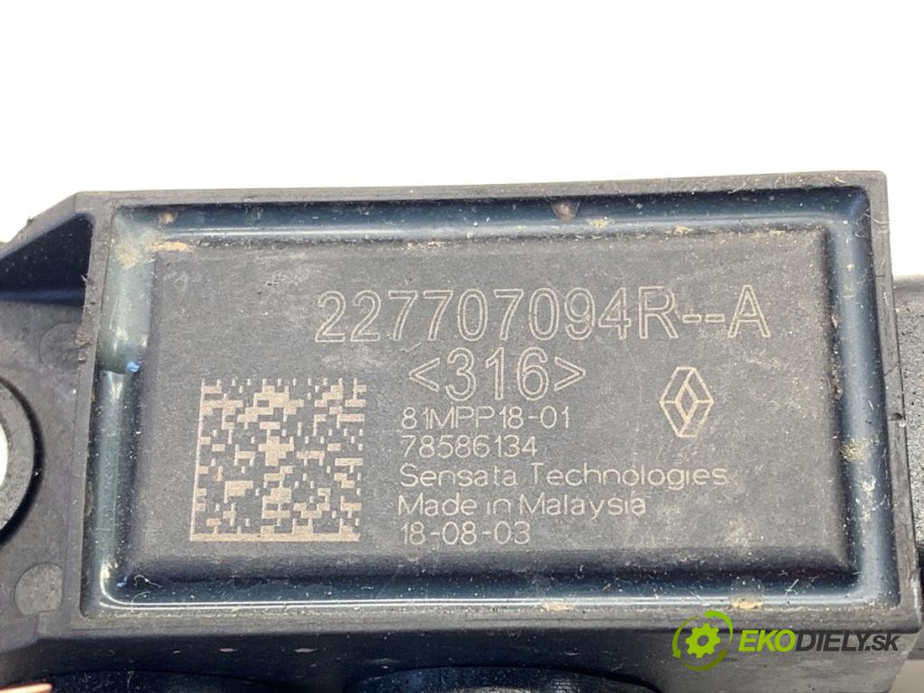 NISSAN QASHQAI J11 SUV 2019 103 kW 1.3 DIG-T 1332 snímač tlaku spalín DPF 227707094R