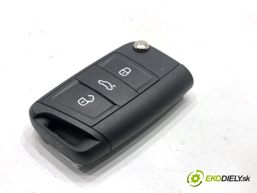 SKODA RAPID liftback 2018 70 kW 1.0 TSI 999 klíč DÁLKOVÝ: 5E0959752K