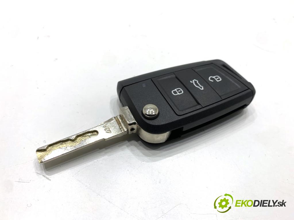 SKODA RAPID liftback 2018 70 kW 1.0 TSI 999 klíč DÁLKOVÝ: 5E0959752K