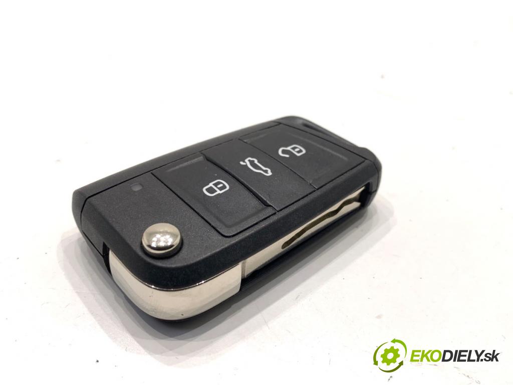 SKODA KAMIQ SUV 2024 85 kW 1.0 TSI 999 klíč DÁLKOVÝ: 654959752H