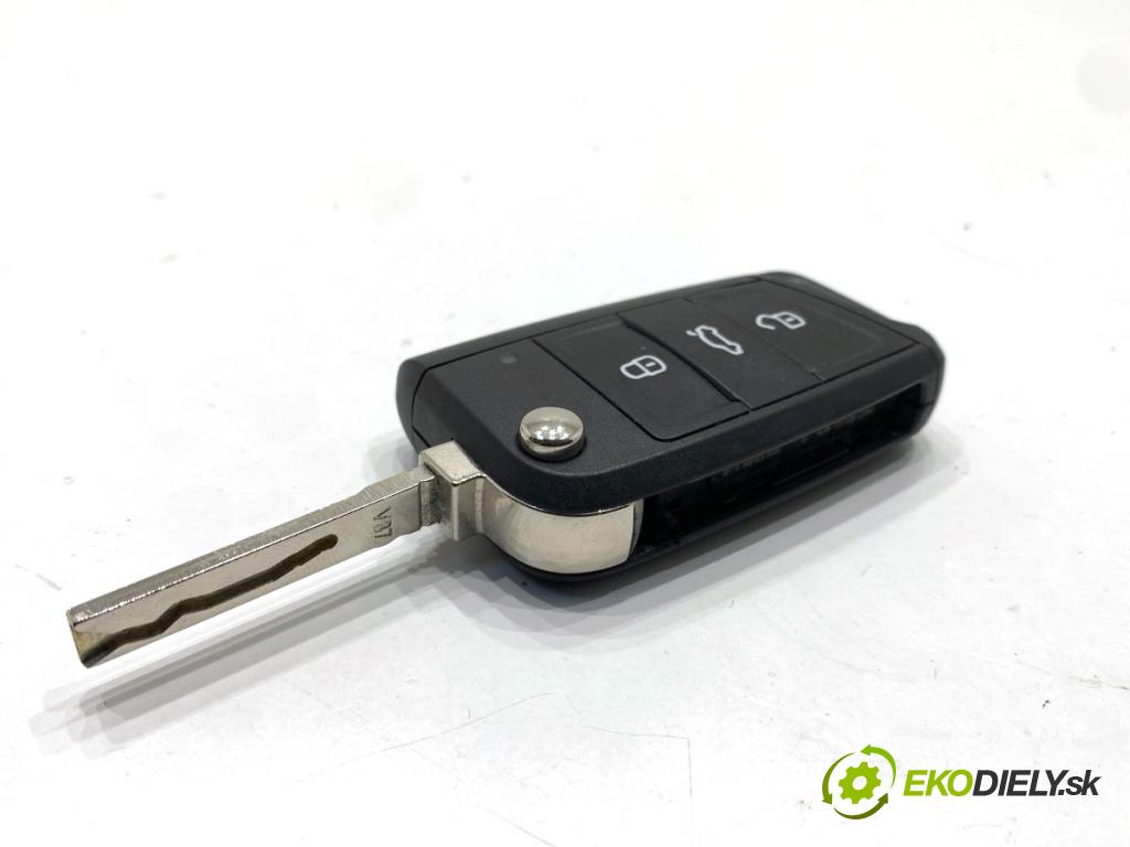 SKODA KAMIQ SUV 2024 85 kW 1.0 TSI 999 klíč DÁLKOVÝ: 654959752H